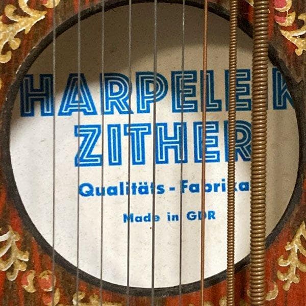 HARPELEIK ZITHER チター ツィター 旧東ドイツ製 アンティーク