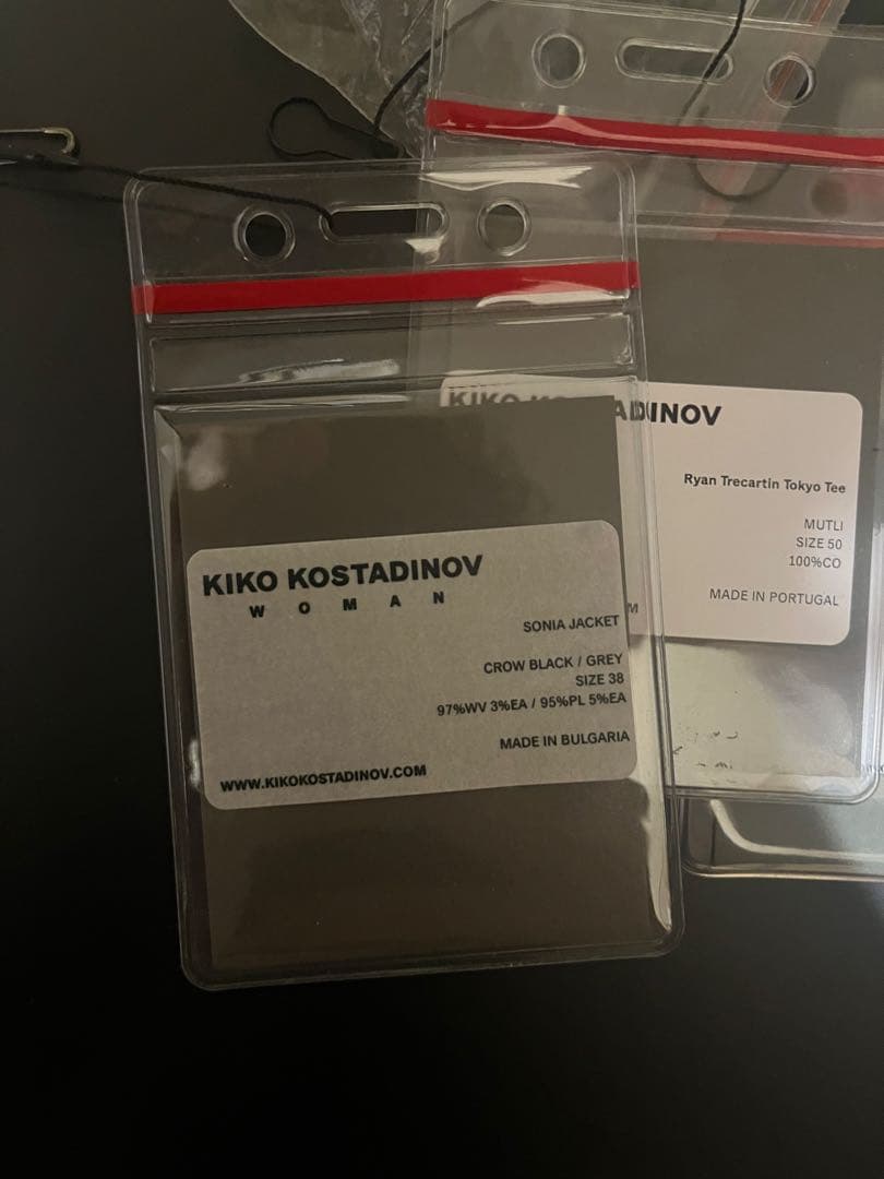 ジャケット・アウター Kiko kostadinov sonia jarket black 38