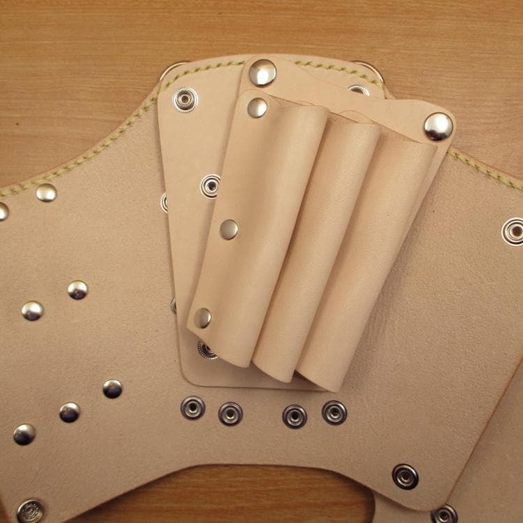 ☆特別価格☆　ヌメ革ナチュラル　６丁差し　 シザーケース　SCY-61/NA4