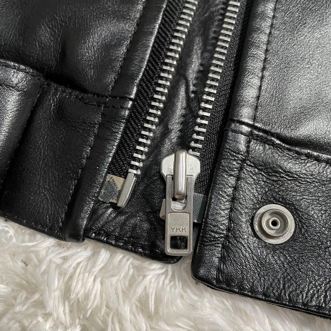 STOOGE&CO レザージャケット ライダース 襟付き 本革