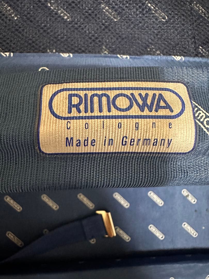 RIMOWA TOPAS 青ロゴ ドイツ製 2輪 アルミ
