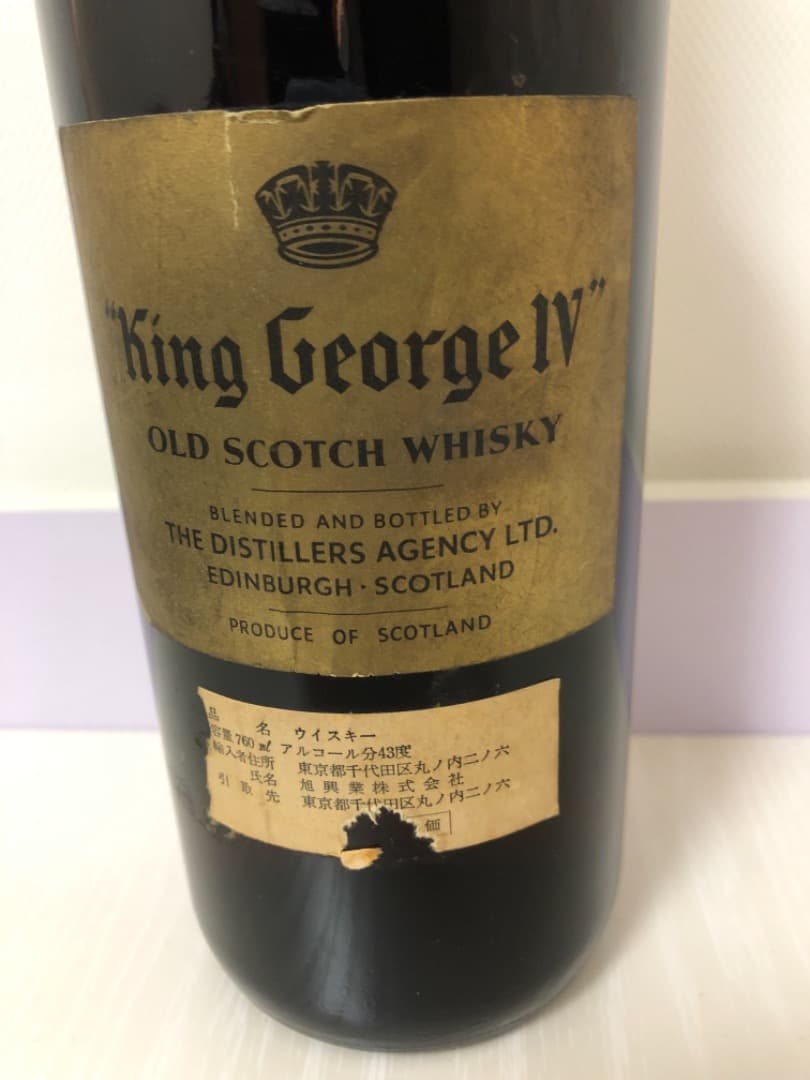 King e Ⅳ（キングジョージ 4世）43% 760ml