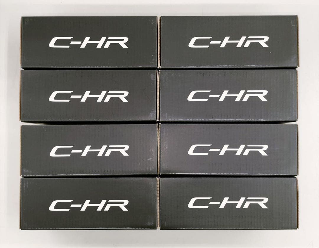 【箱付き】トヨタ C-HR カラーサンプル　色見本　ミニカー 8色セット