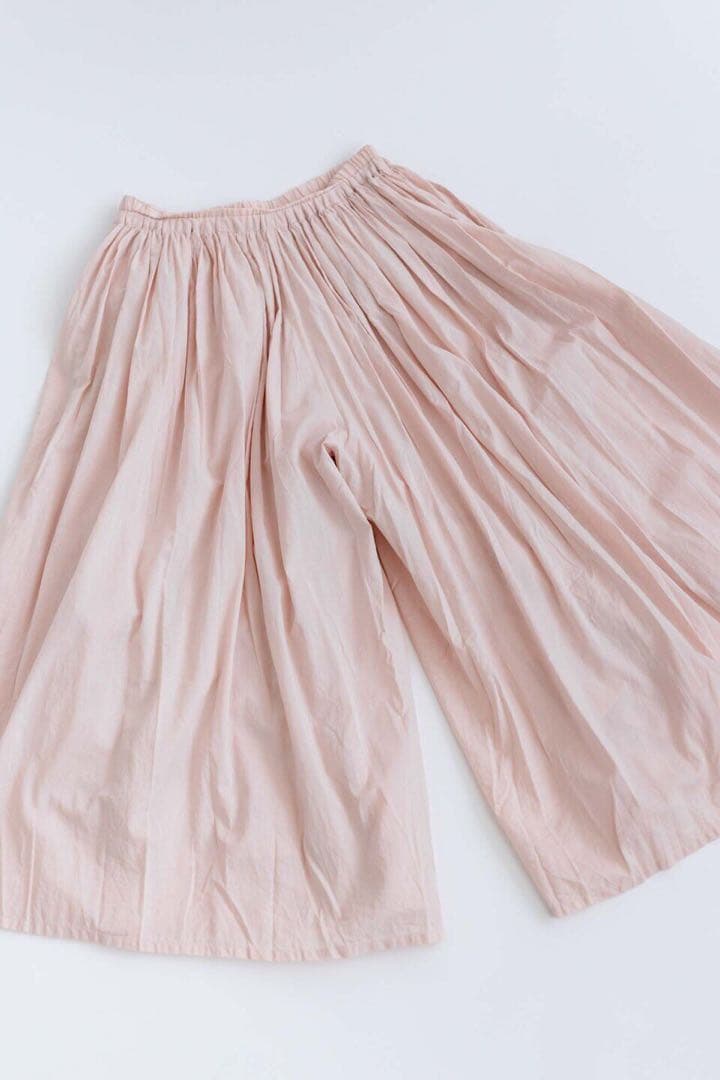 未使用品 FRANCESCA AMAM LABEL ギャザー パンツ キュロット