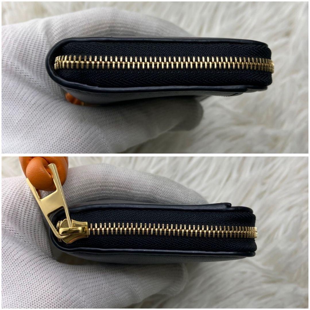 現行【極美品】LOEWE ノット コンパクト ジップアラウンド ウォレット