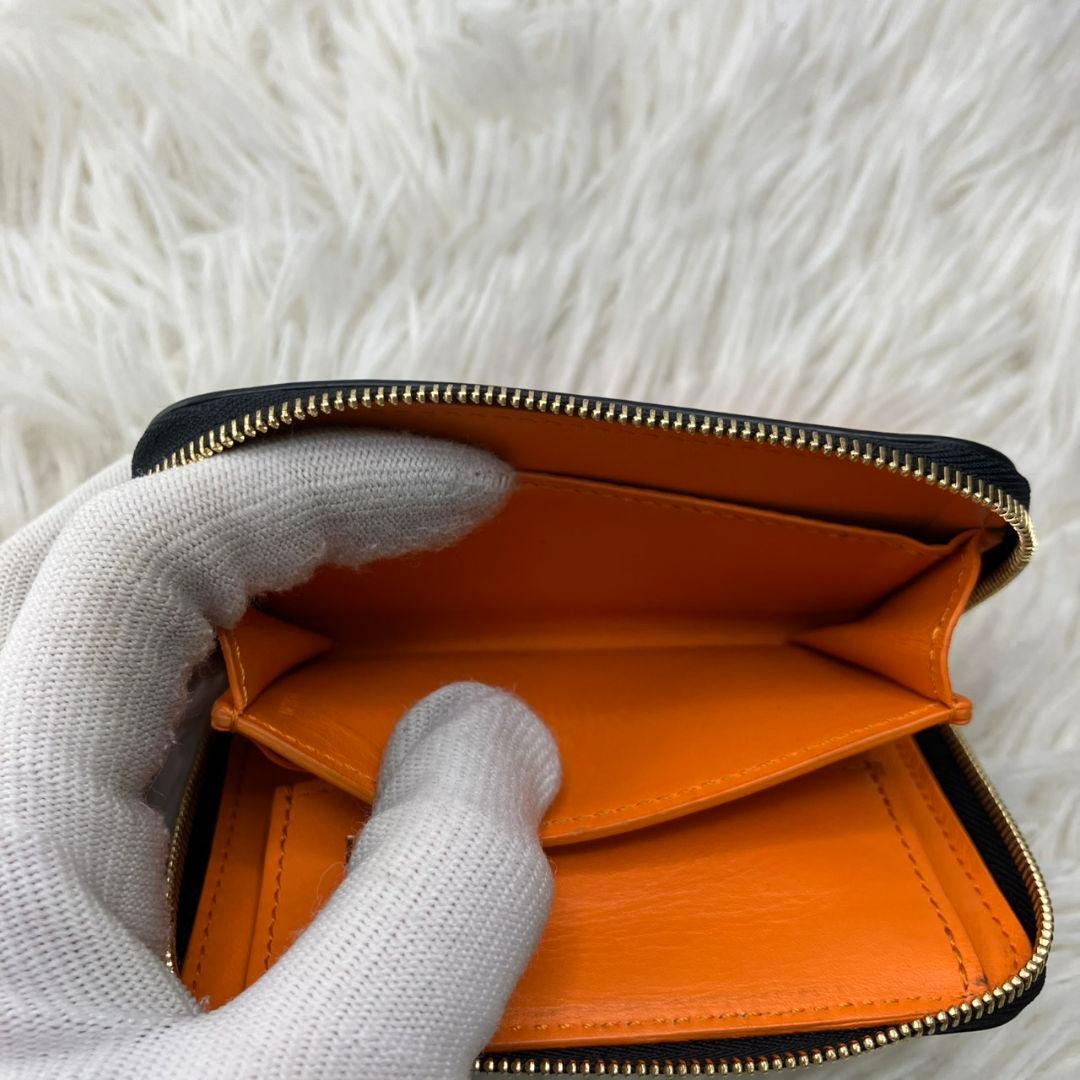 現行【極美品】LOEWE ノット コンパクト ジップアラウンド ウォレット