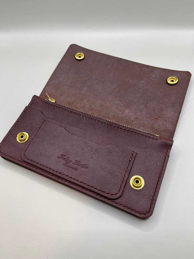 【値下げ】トラッカーウォレット　ラフィアン(ホーウィン社)①