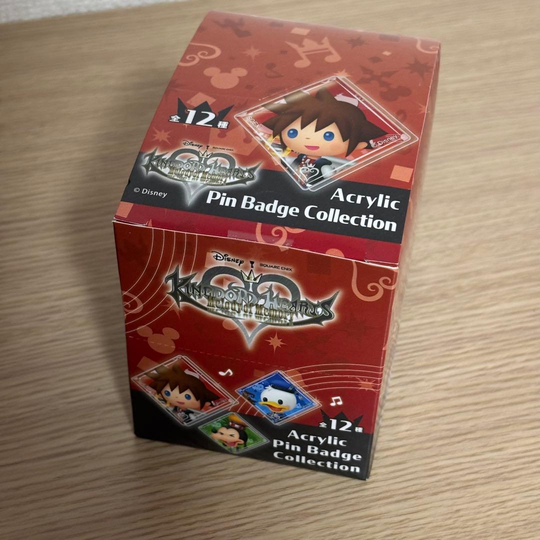 キングダムハーツ メロディオブメモリー　アクリルバッジコレクション 12個BOX