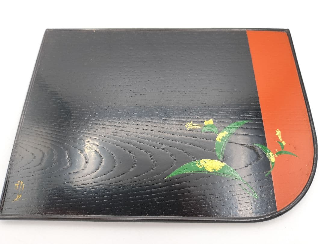 a997 銘々盆 合作 誰か袖 十作 木箱 茶道具 古物 懐石 菓子器　銘々皿