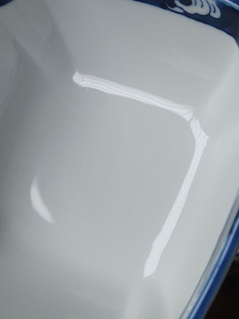 嘉泉窯　三川内焼　有田焼　古伊万里　糸切り　角小鉢　手描き　金襴手　5客