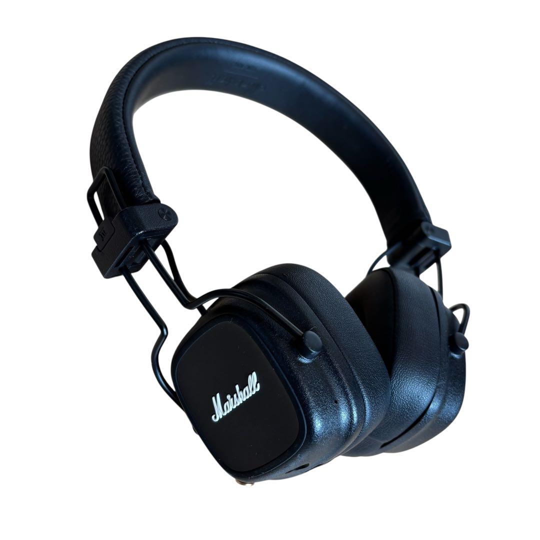 Marshall ワイヤレスオンイヤーヘッドホン Major Ⅳ ブラック