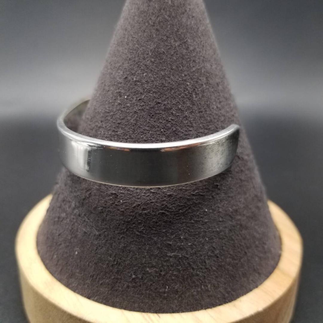 2000年 ミレニアム 英国 ヴィンテージ カフ ブレスレット 925 シルバー