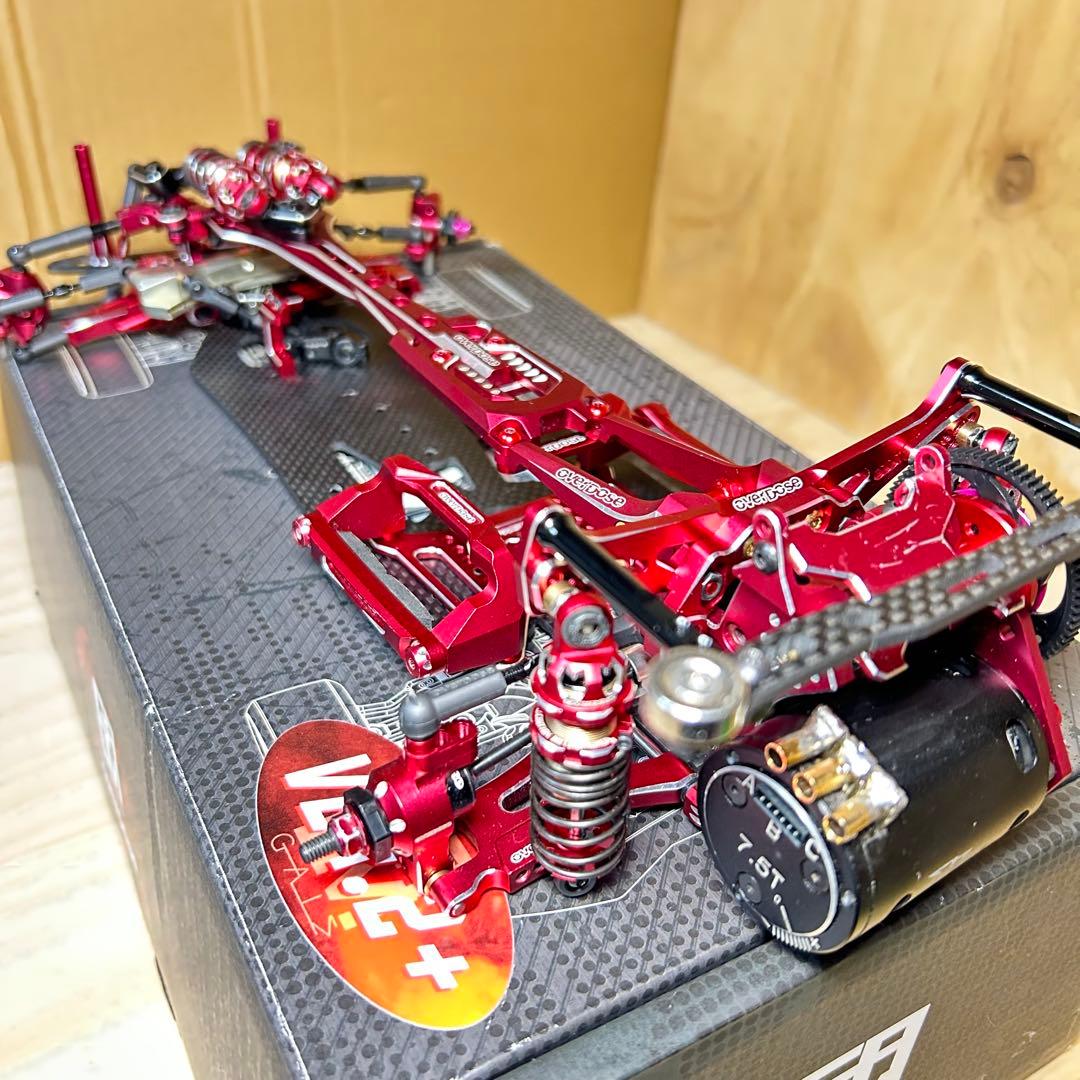 オーバードーズ OVERDOSE GALM ほぼフルオプ 赤 ガルム シャーシ