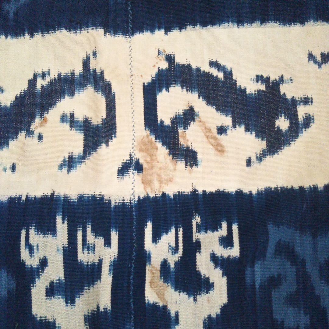 ★【ヴィンテージ】インドネシア スンバ島 藍染イカット