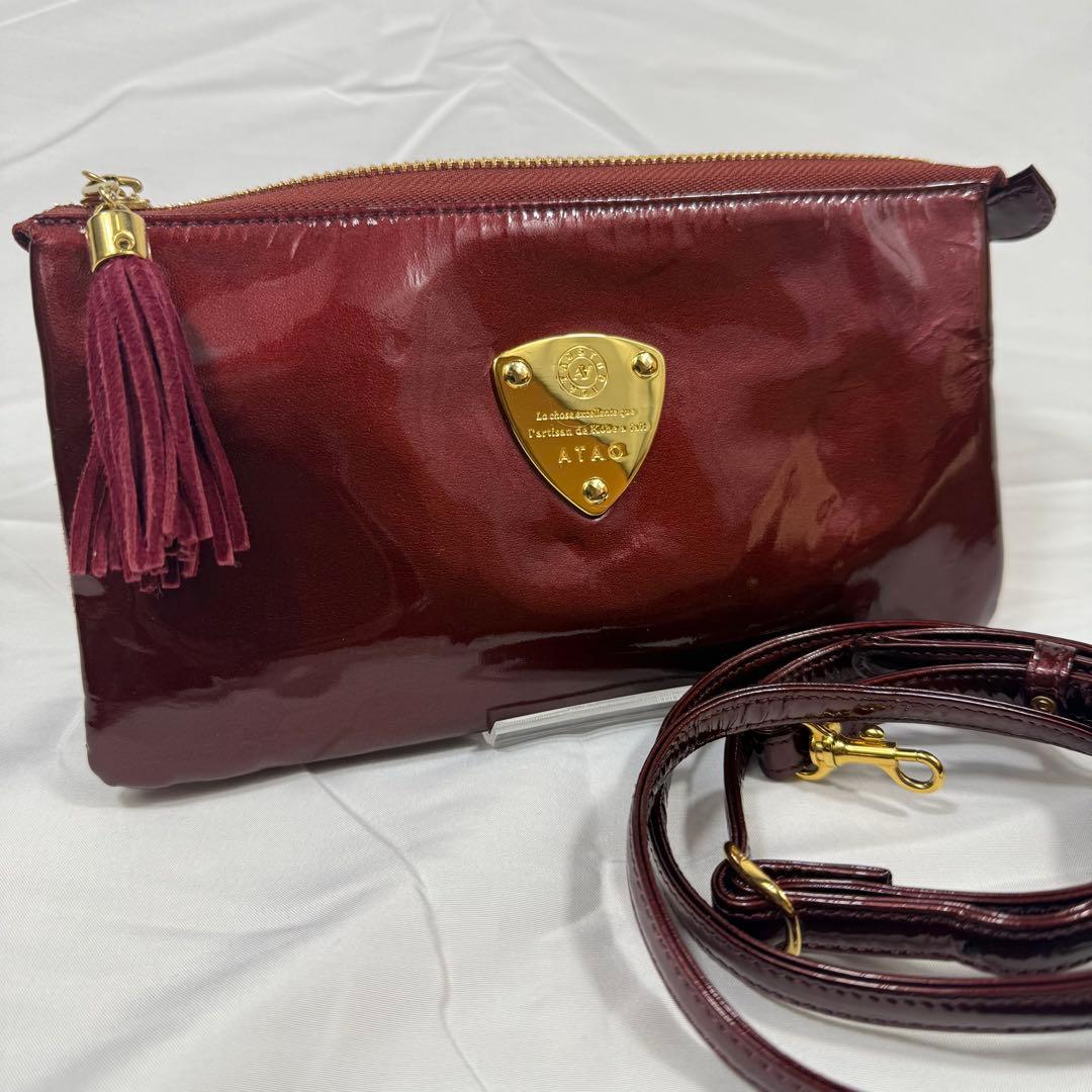 【美品】ATAO アタオ　ブーブードルチェ　お財布ポシェット ショルダーバッグ