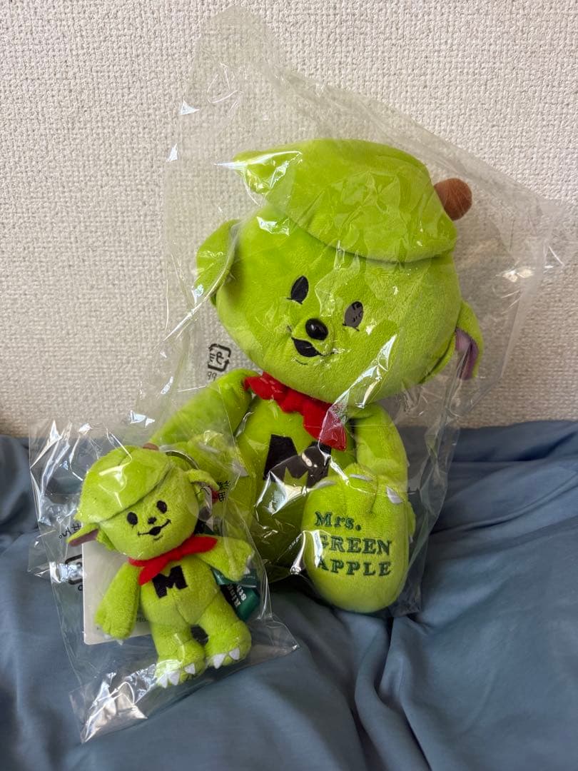 メメル　ミセスグリーンアップルぬいぐるみ キーホルダー