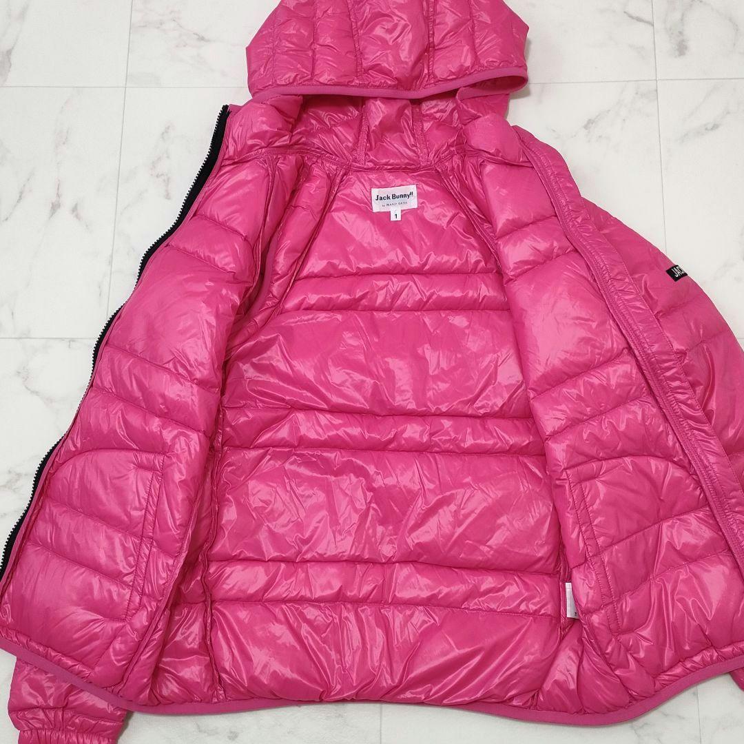 【新品タグ付き】ジャックバニー　マジックダウンジャケット　防寒　ピンク　サイズ1