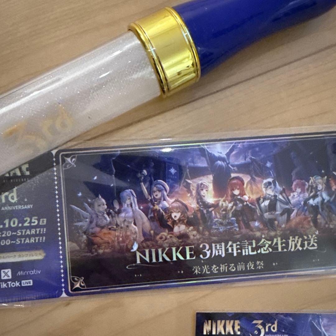 勝利の女神 NIKKE 3周年　生放送　グッズ　非売品