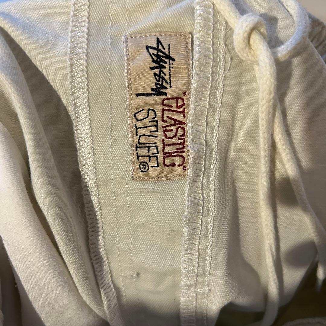 野村氏着用　STUSSY ビーチパンツ　ホワイト