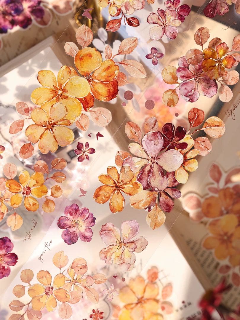 小白家文創《似錦》海外マスキングテープ　マステ 【2520】