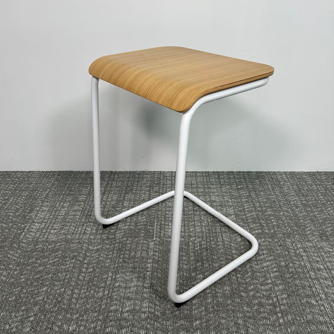 ②Knoll/ノル トボガン プルアップテーブル　ホワイトxホワイトオーク