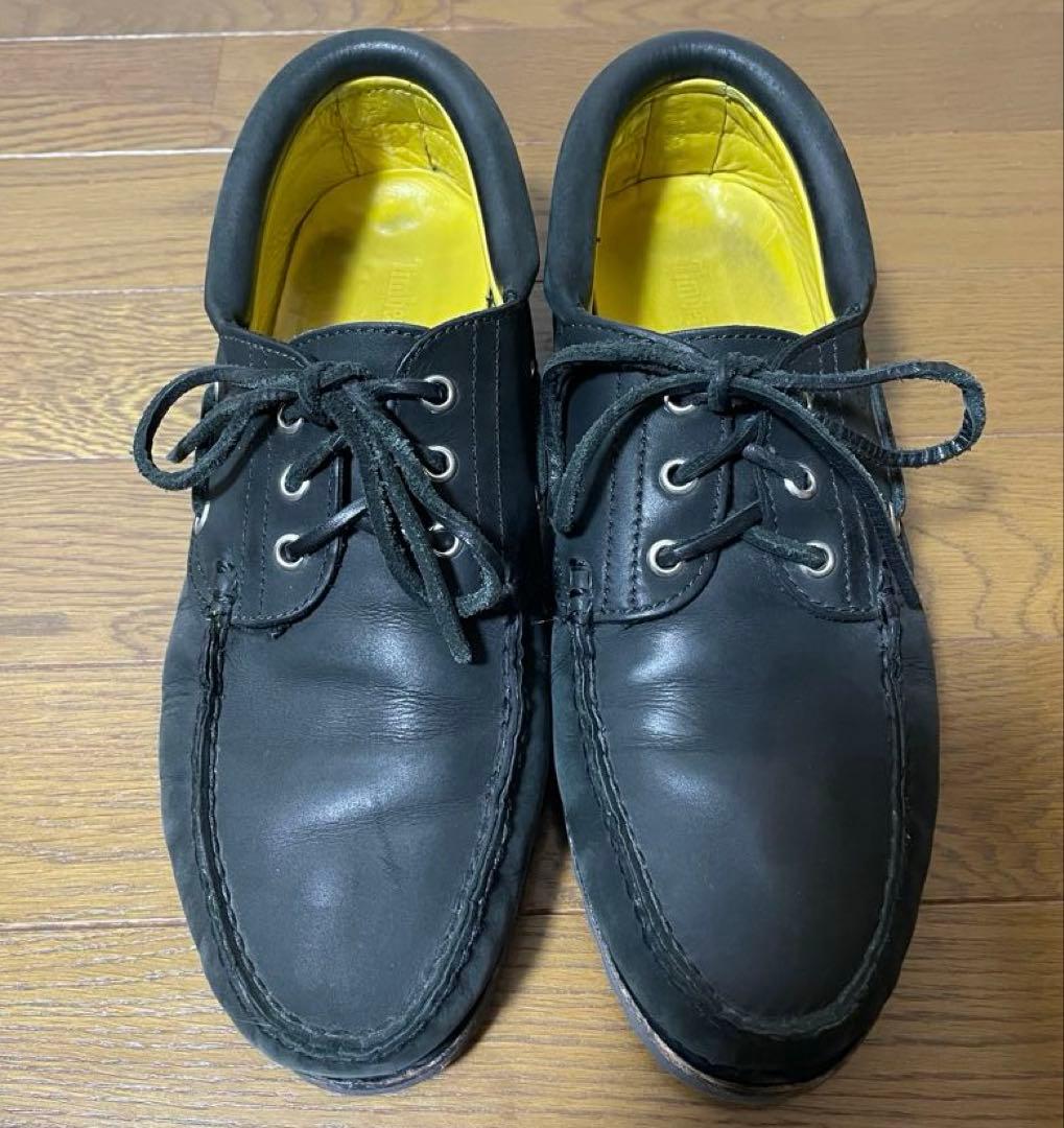 Timberland ティンバーランド 3eye モカシン 黒　27センチ