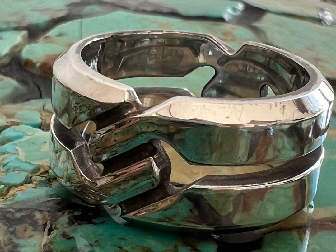 GUCCI silver925 インフィニティ　ノット　リング