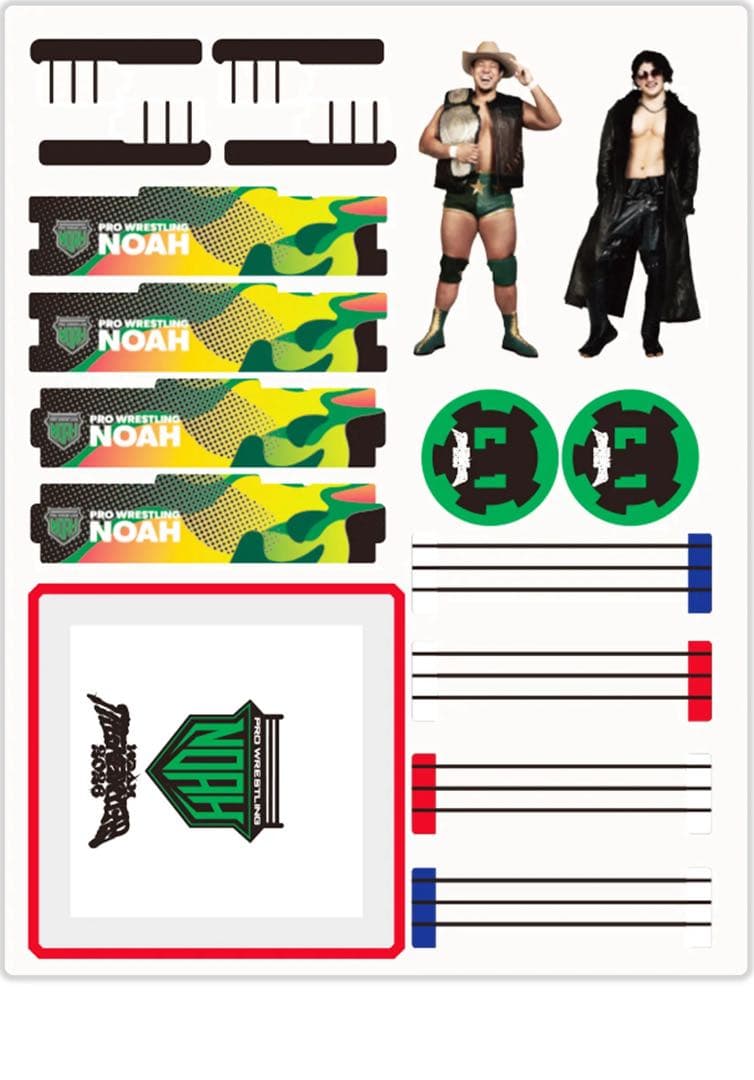 SHIGE　プロレス　ノア　inamura OZAWA　アクスタ　Tシャツ