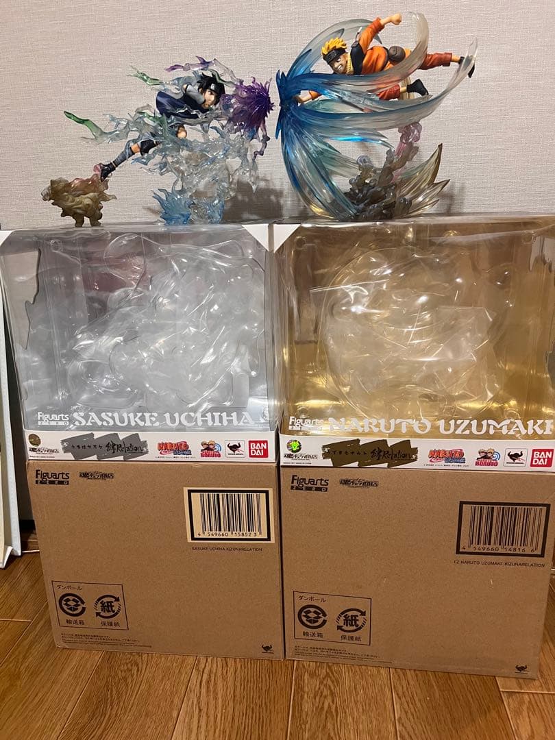 フィギュアーツ ZERO 絆relation　うずまきナルト　うちはサスケ
