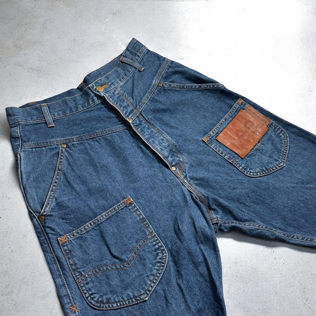 mercibeaucoup, メルシーボークーLee コラボうしろまえデニム M