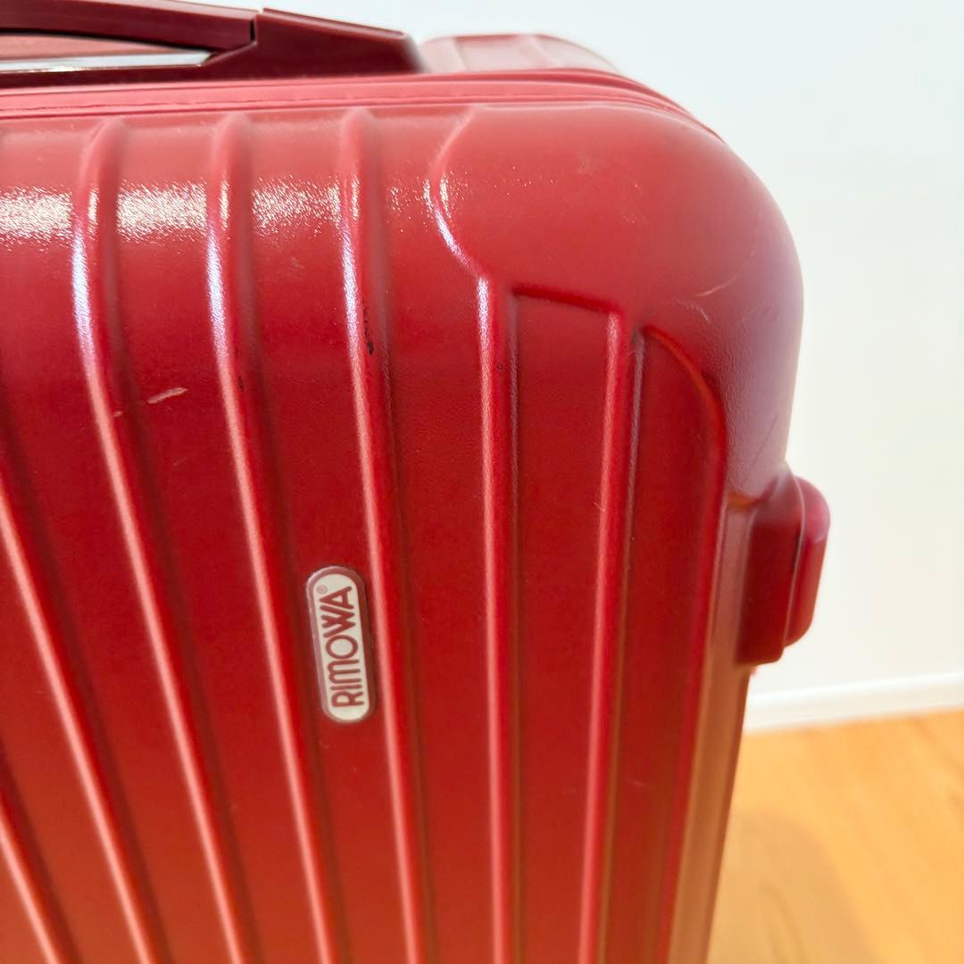【保証書付き】RIMOWA SALSA スーツケース レッド 35L 廃盤品２輪