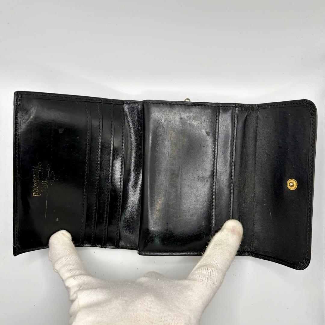 【希少・廃盤】ヴィヴィアン ウエストウッド　三つ折り財布 がま口 マックマラ