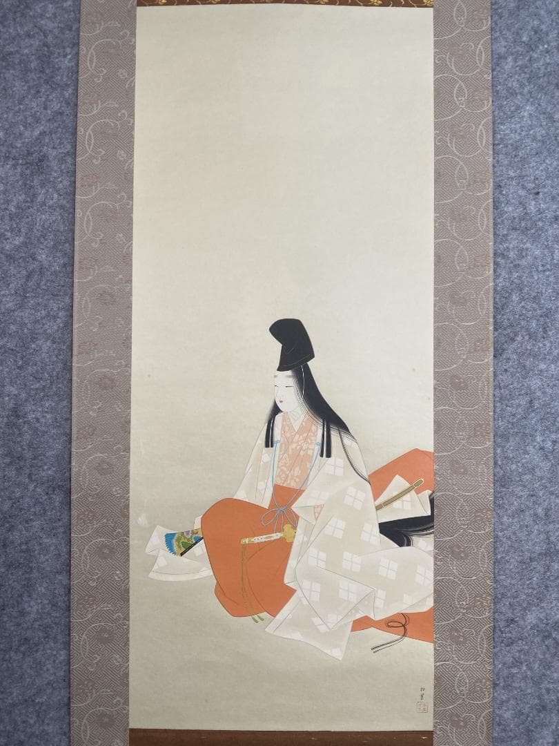 も*ル様 上村松園【複製】『静』限定33/200 美品 美人図 静御前 小学館