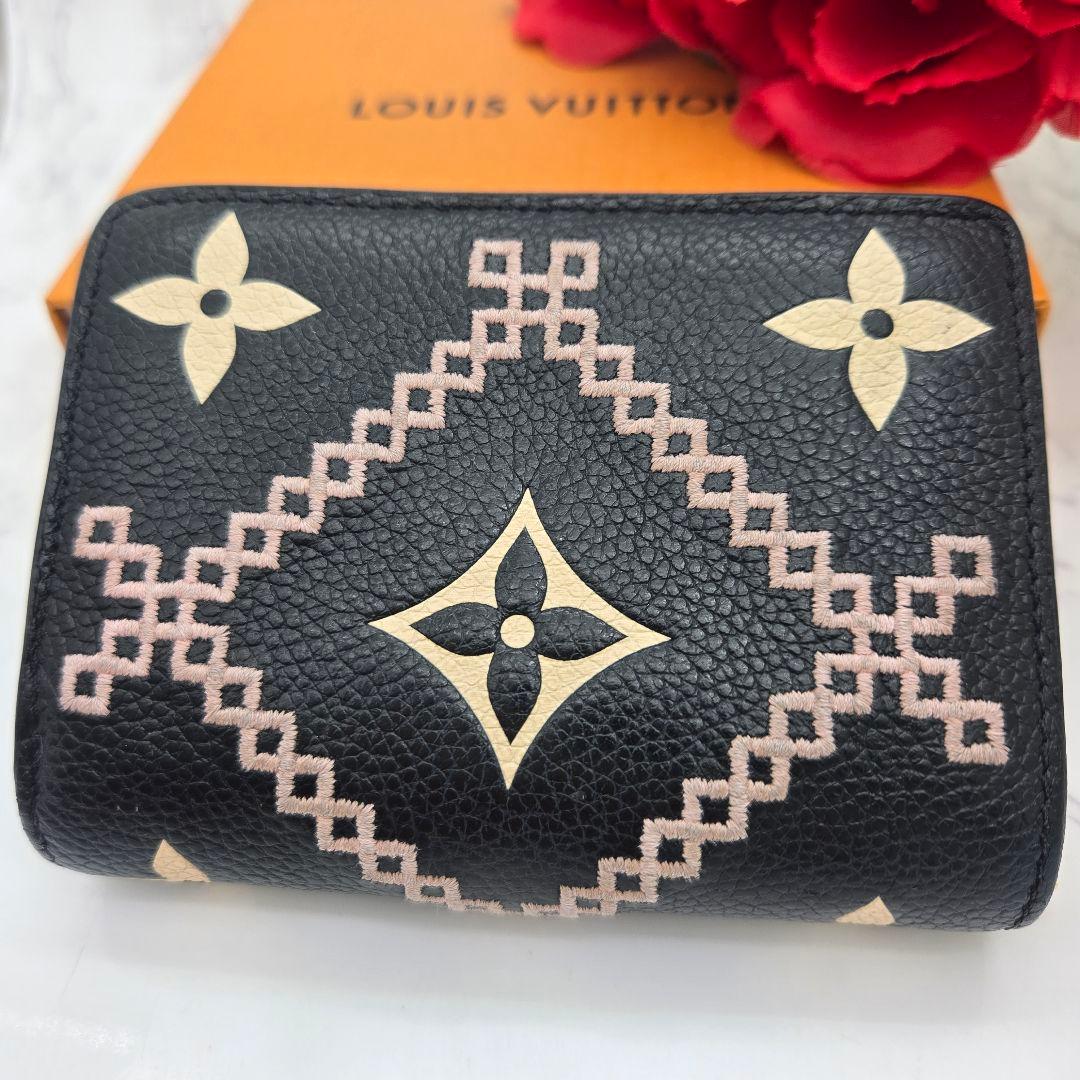 ルイヴィトン ポルトフォイユ クレア モノグラム アンプラント 折り財布 財布