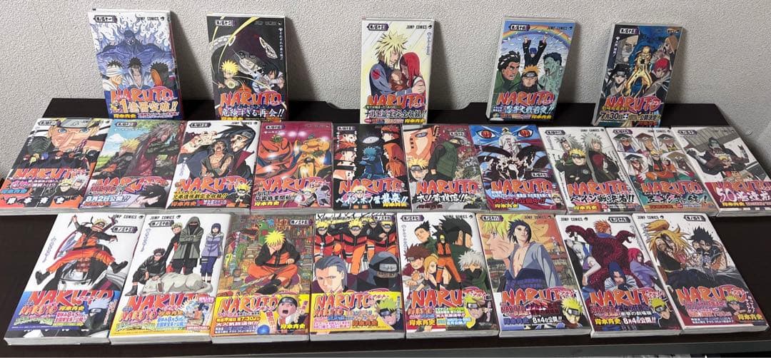 少年ジャンプ 岸本斉史 『NARUTO』 ナルト 33〜55巻 全巻初版
