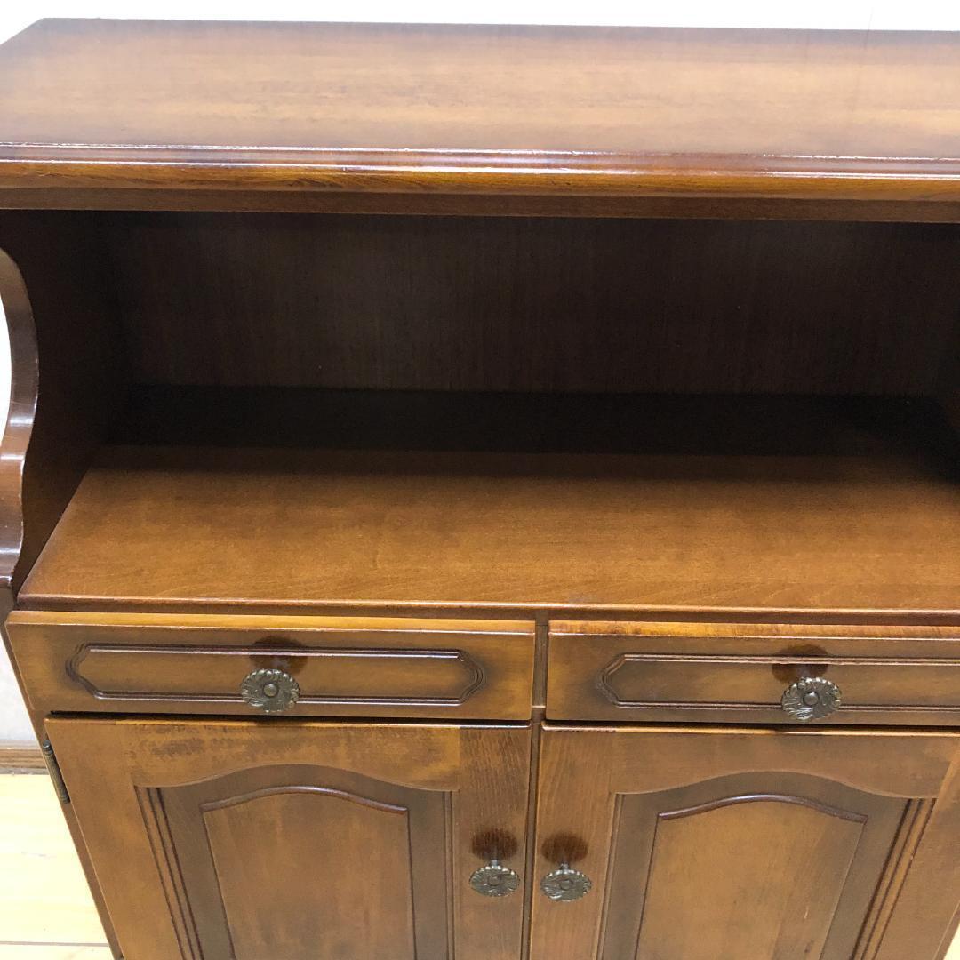 送料無料 希少 カリモク　サイドチェスト　レトロ　コロニアル　250710-2