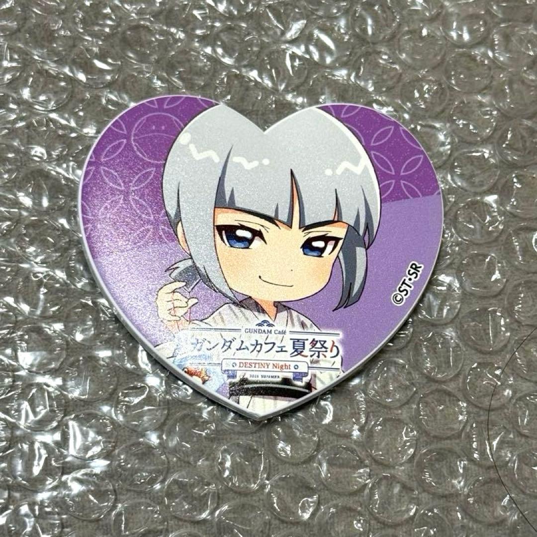 ガンダムカフェ　ガンダムSEED 夏祭り ハート型マグネットバッジ イザーク