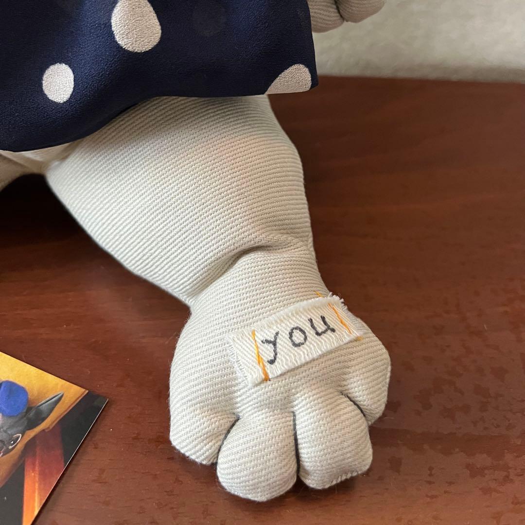 domuca design 江川文子　ブルドッグぬいぐるみ