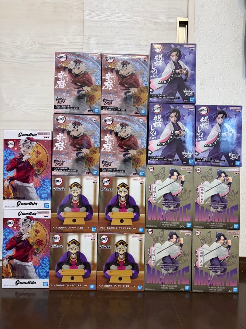 鬼滅の刃 童磨 胡蝶しのぶ プライズフィギュア まとめ売り 17点