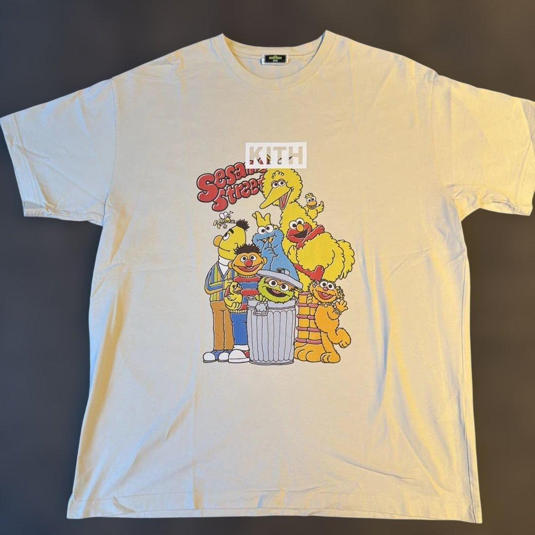 KITH セサミストリート Tシャツ Lサイズ クリーム