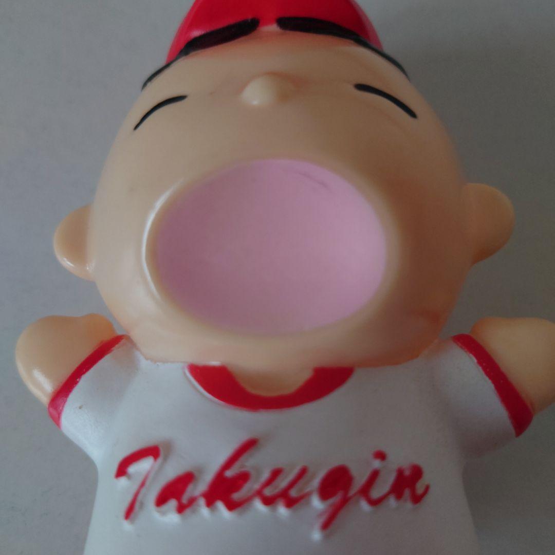 激レア！拓殖銀行　たくぎん『みんなのたあ坊』ソフビ人形貯金箱　レトロ(^^)/
