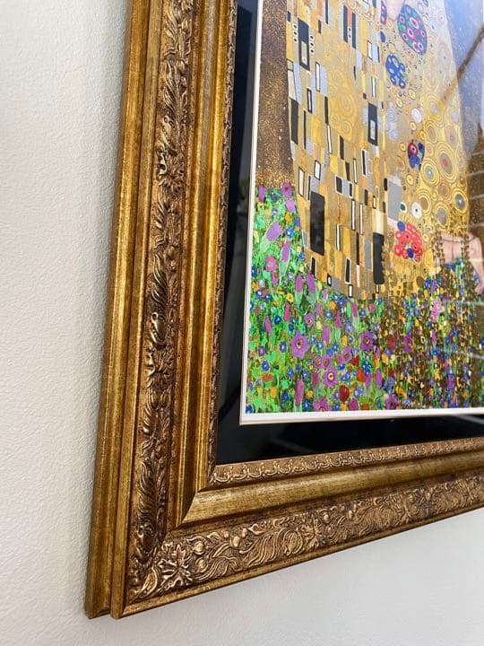 クリムト　グスタフ・クリムト　接吻 インテリア　絵画