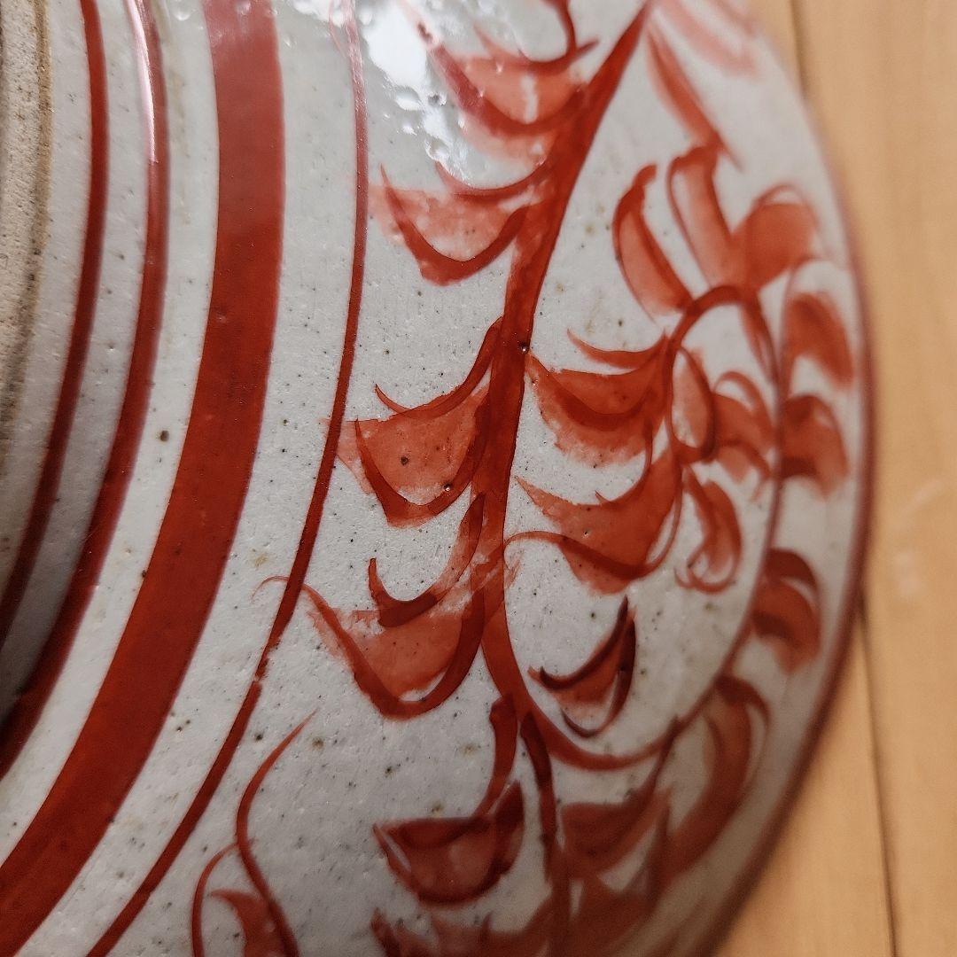 九谷金彩赤絵鳳凰楼閣文様三重鉢