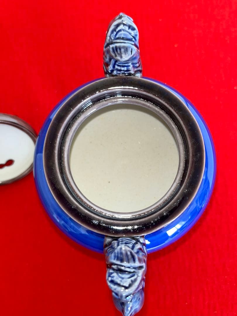 【特価】人間国宝 三代 徳田八十吉(正彦銘) 獅子摘 龍耳 香炉 T264