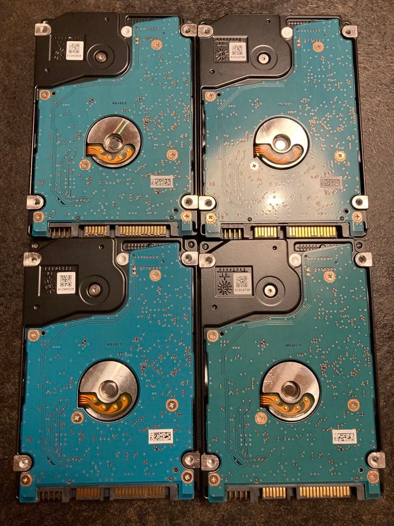 東芝製 3TB 2.5インチ HDD ４本SET