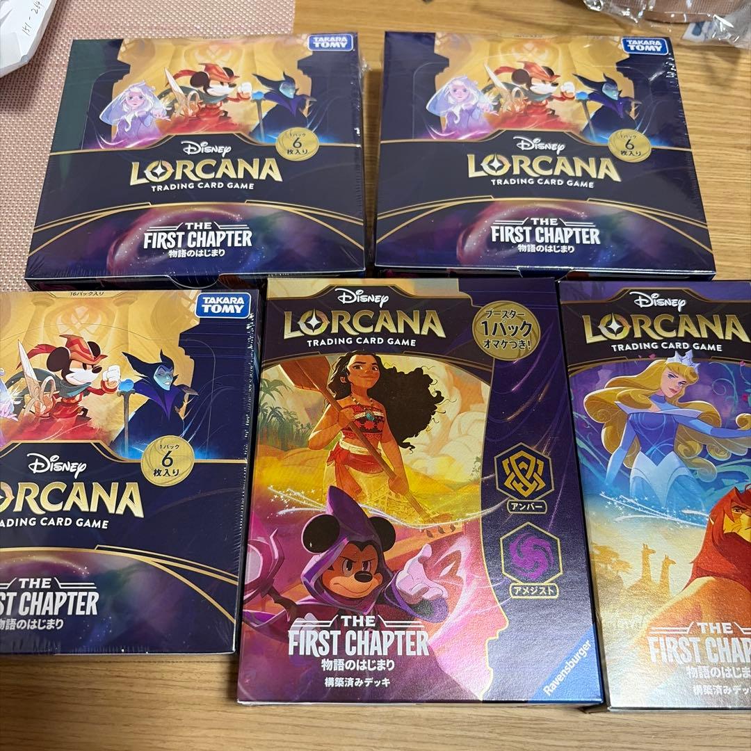 Disney Loracana トレーディングカード BOX 構築済デッキ