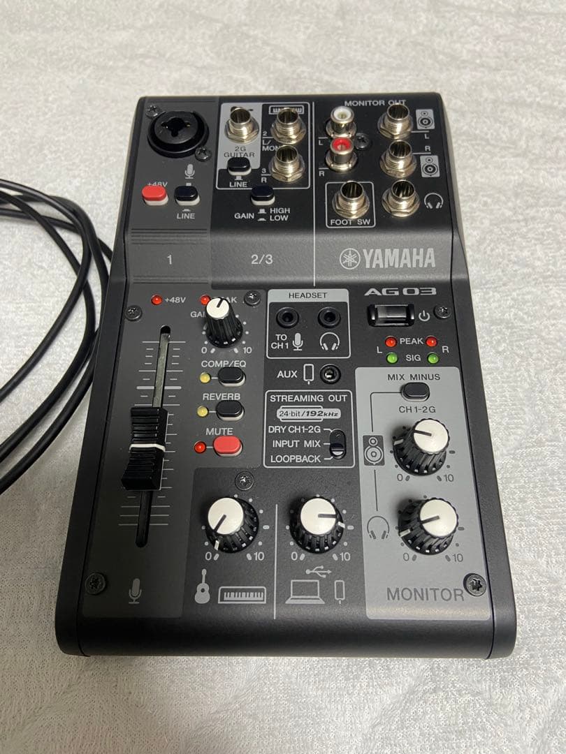 YAMAHA AG03 MK2 ブラック