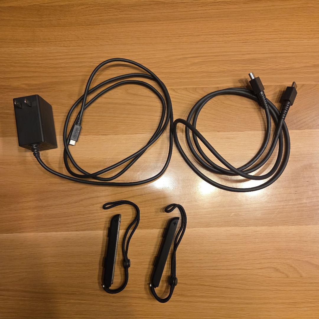 Nintendo Switch 本体 グレー 付属品付き【LANアダプター付】