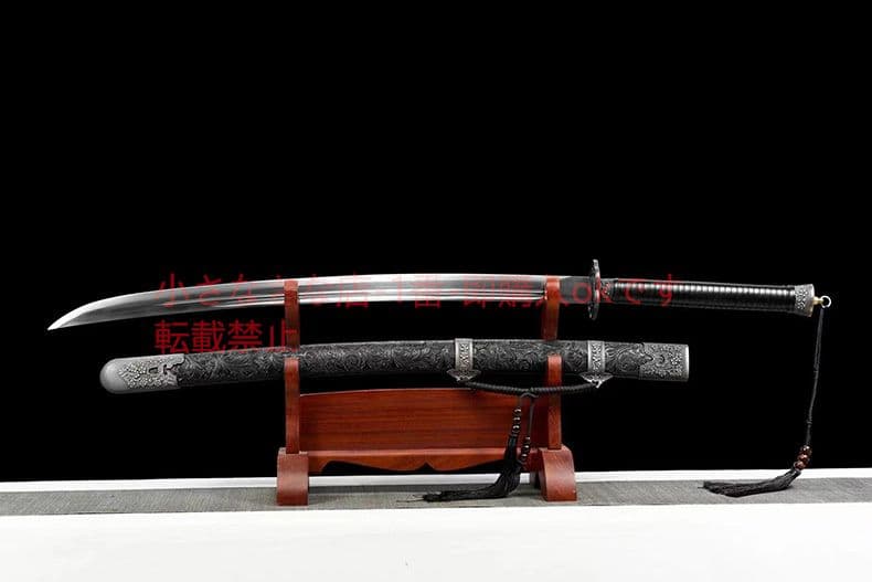 刺繍春刀煉獄 古兵器 武具 刀装具 日本刀 模造刀 居合刀