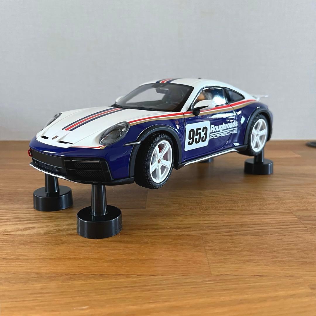 【ミニカー 美品】1/18 ミニチャンプス ポルシェ 911 ダカール